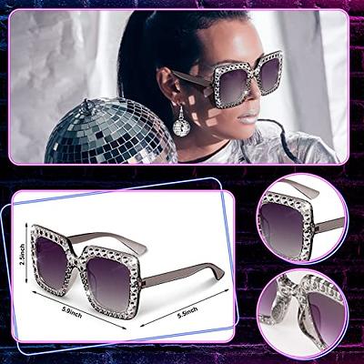 5 Pcs 1970s Disco Accessories Women Costume Disco Set Disco Ball Earrings  Headband Ring and Sunglasses and Other Accessories (Stylish Style) - Yahoo  Shopping