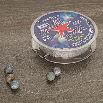 Stretch Magic Bead & Jewelry Cord - Strong & Stretchy, Easy to Knot - Clear