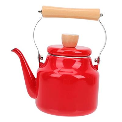 Enamel Coffee Kettle With Stainless Steel Handle, Household Enamel