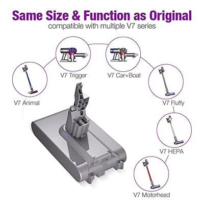 6000mAh 21.6V For Dyson V7 battery Motorhead Animal Trigger Car+Boat  Absolute V7 Replacement Battery Handheld Vacuum Cleaners