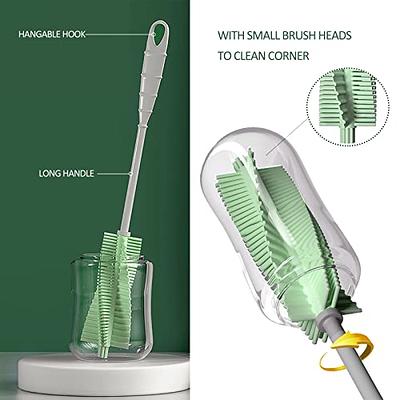 Water Bottle Cleaner Brush Set, 3 in 1 Multipurpose Bottle Gap Cleaner Brush  