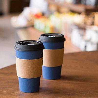 Glowcoast Disposable Coffee Cups With Lids - 12 oz To Go Coffee Cup (90  Pack). Travel Cups Hold Shape With Hot Drinks, No Leaks! Paper Cups with  Insulated Sleeves Protect Fingers! - Yahoo Shopping