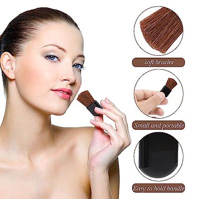Retractable Brush For Travel Makeup - 8 In 1 Travel Loose Powder Brush,  Angled Brush, Eyeshadow Brush, Beauty Sponge, Foundation Blending Lip Brush  Po