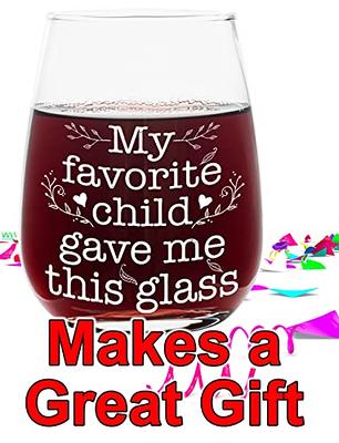 Best Mom and Daughter Stemless Wine Glass Set of 2- Wine Glasses