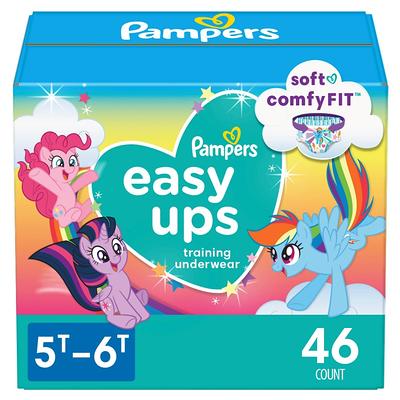 Pampers Easy Ups Girls' My Little Pony Disposable Training Underwear -  5T-6T - 46ct - Yahoo Shopping