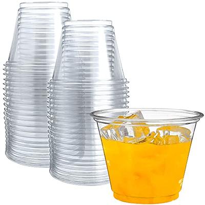 Prestee 200 Clear Plastic Cups - 9 Ounce, Hard Disposable Cups, Plastic  Wine Cups, Plastic Cocktail …See more Prestee 200 Clear Plastic Cups - 9