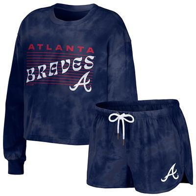 Atlanta Braves WEAR by Erin Andrews Women's Vintage Cord Pullover