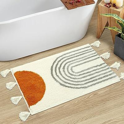 Olanly OLANLY Luxury Bathroom Rug Mat 47x20, Extra Soft and