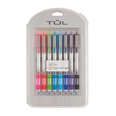 TUL® GL Series Retractable Gel Pens, Medium Point, 0.7 mm, Pearl White  Barrel, Black Ink, Pack Of 8 Pens - Yahoo Shopping