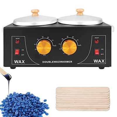 Double Wax Warmer Professional Hair Removal Wax Pot Electric Wax Heater  Machine with 50pcs Wooden Sticks for Skin Facial SPA - Yahoo Shopping