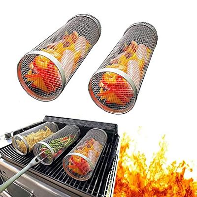 Air Fryer Basket for Oven, 12.2'' x 8.8'' Stainless Steel Grill Mesh Basket,  Non-stick Mesh Basket Set, Air Fryer Tray Wire Rack Roasting Basket for  Fries/Bacon/Chicken(Silver) 3 Pack - Yahoo Shopping
