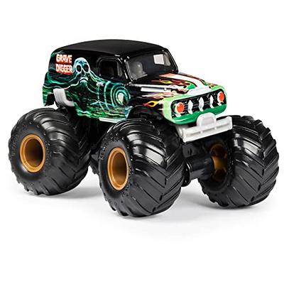 Grave Digger the Monster Jam in Black Water Bottle