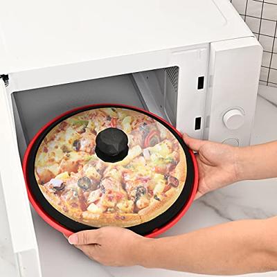 Microwave Plate Cover - Vented Glass & Silicone Food Splatter