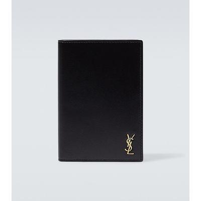 Tiny Cassandre Leather Passport Holder - Yahoo Shopping