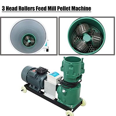 220V Electric Feed Mill Wet Dry Grain Cereals Grinder Grinding Machine for  Animals Corn Rice Grain