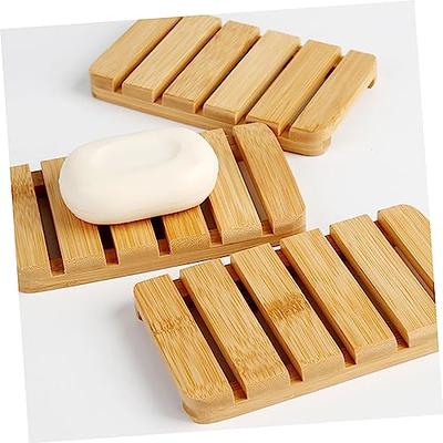 Soap Dish | Natural Bamboo | Large Shelf