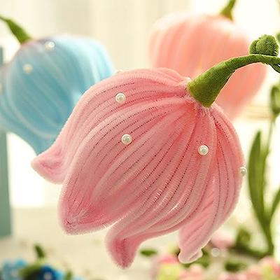 1 Set Pipe Cleaners Crafts Flexible Wire Colorful DIY Tulip