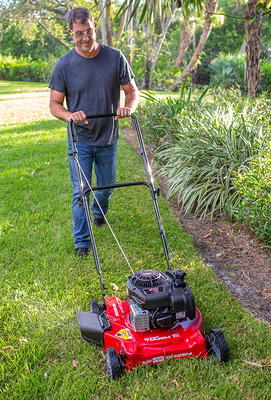 Hyper Tough 20-inch 125cc Gas Push Mower with Briggs & Stratton