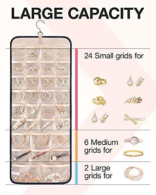 ZOBER Hanging Purse Organizer For closet Clear Handbag Organizer For  Purses, Handbags Etc. 8 Easy Access Clear Vinyl Pockets With 360 Degree  Swivel