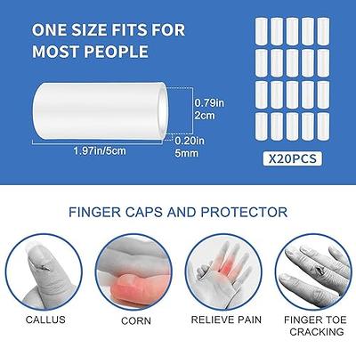 10pcs Finger Protector Anti-cut Silicone Gel Tube Hand Bandage