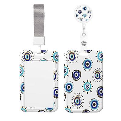  Evil Eye Badge Reels Holder Retractable with ID Clip