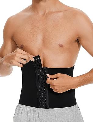 Vaslanda Men Waist Trainer Firm Belly Fat Tummy Control Body Shaper Girdle  Stomach Band Weight Loss Fitness Trimmer Belt Black S - Yahoo Shopping