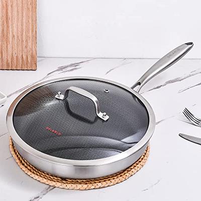 Oven Safe Stainless Steel Frying Pan - Induction Skillet For All