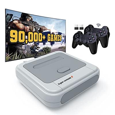 Kinhank Super Console X 64GB, Retro Game Console Built-in 90,000+ Games,  Video Game Console Systems for 1080P/720P Output, Compatible with  PS1/PSP/MAME/ATARI, WIFI/LAN, 2 Wireless Controllers (64GB) - Yahoo Shopping
