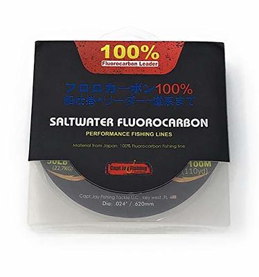 ThornsLine 100% Pure Fluorocarbon Fishing Line - Premium Leader Material  from Japan - High Strength, Abrasion-Resistant, Fast Sinking - Freshwater  and Saltwater Fishing Leader (15LB/0.30mm/125Yds) - Yahoo Shopping