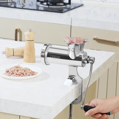 Household Manual Meat Grinder Hand Crank Meat Vegetable Mincer Sausage  Stuffer Grinding Machine Kitchen Tool - Yahoo Shopping