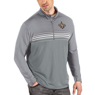 Men's Cutter & Buck Gray New Orleans Saints Throwback Logo Virtue Eco Pique  Recycled Quarter-Zip Big Tall Pullover Top - Yahoo Shopping