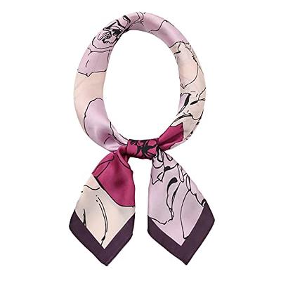 RIIQIICHY 35 Inch Women Head Scarf Like Silk Scarf Hair Scarf