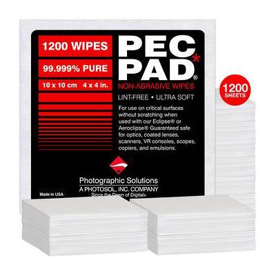 Photographic Solutions PEC PAD 4x4 Non-Abrasive Lint Free Wipes, 1200  Sheets - Yahoo Shopping