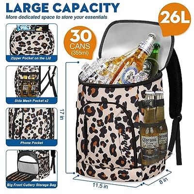 Cooler Backpack Insulated Waterproof 30 Cans, Large Leak Proof Insulated Backpack  Coolers, Beach Cooler Bag for Men Women to Beach Lunch Picnic Camping  Hiking Fishing Travel Trips Works - Yahoo Shopping