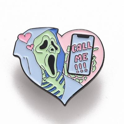 Enamel Pin For Clothes, Call Me Pin, Funny Pins, Halloween Inspired Badge,  Clothes Brooch, Backpack - Yahoo Shopping