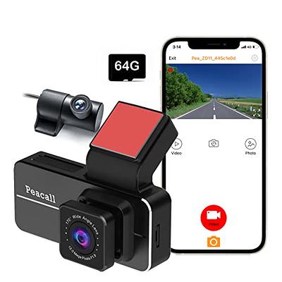 Dash cam front and rear 4k camera Car DVR wifi dashcam Recorder Auto  NightVision