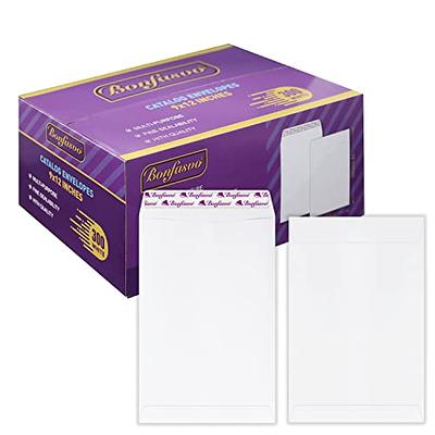 50 Packs 5x7 Envelopes, White A7 Envelopes, 5x7 Envelopes for