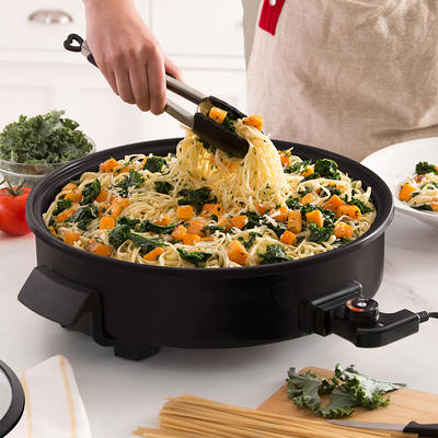 Presto 16-inch Ceramic Electric Skillet with glass cover 06856