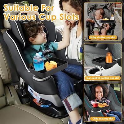 Car Seat Travel Tray for Kids, Toddler Car Seat Cup Holder Food Tray for  Travel Road Essentials Accessories, Portable Silicone Travel Tray, Car Seat  Attachable Storage Organizers (1pcs) - Yahoo Shopping