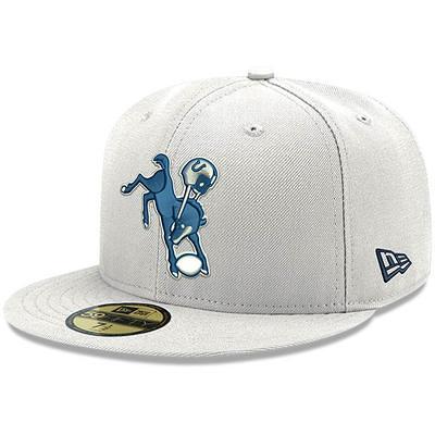 Buffalo Bills New Era Omaha Historic Logo 59FIFTY Fitted Hat - White