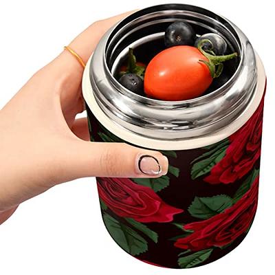 Simple Modern simple modern vacuum insulated food jar thermos, reusable  stainless steel leak proof lunch storage for hot food