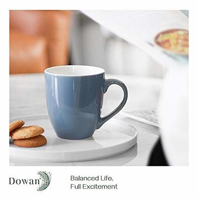 DOWAN Ceramic Coffee Mug (Set of 6) DOWAN Color: White