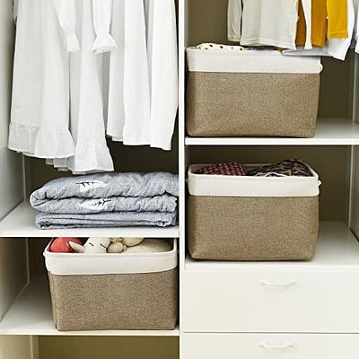 KITCSTI Storage Baskets for Organizing Fabric Organizer Bins Cubes