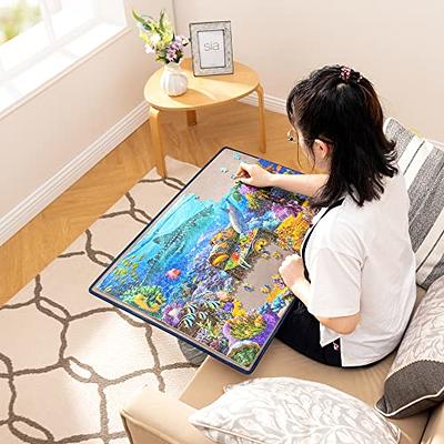 Portable Jigsaw Puzzle Board, 1000 Pieces Puzzle Table with 4 Sorting Trays,  Foldable Puzzle Mat with Non-Slip Surface, Jigsaw Puzzle Case, Puzzle  Storage, Puzzle Saver1 - Yahoo Shopping