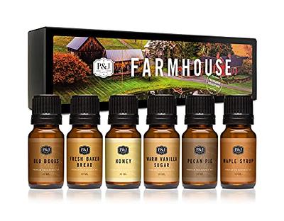P&J Fragrance Oil Elements Set | Campfire, Night Air, Ocean Breeze, Dirt,  Rain, Fresh Cut Grass Candle Scents for Candle Making, Freshie Scents, Soap