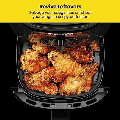 Chefman Air Fryer, Temp Control and Timer, Non-Stick, Dishwasher