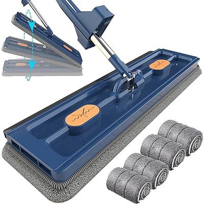 Allure Flat Mop, Allure™ Flat Mop, Roseionly Large Flat Mop, Squeezy Peezy  Premium Flat Mop, Self Wringing Flat Mop, Flat Mop with Wringer, 360  Rotating, with Dewatering Scraper-Blue+4 Mop Pads - Yahoo