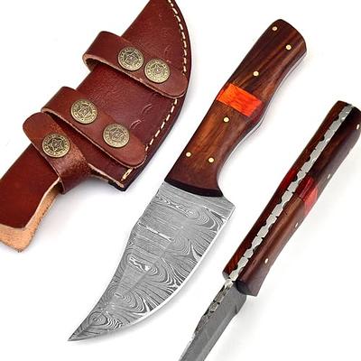 High End Genuine Damascus Pocket Knives with Wood Handle – Dispatch Knives