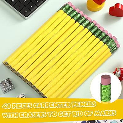 48 Pieces Jumbo Pencils and 3 Pieces Sharpeners Big Pencil Fat Pencils  Thick Pencils Large Pencil for Kids Beginners Preschoolers Kindergarten  School Office Supplies (Yellow+Green, Round) - Yahoo Shopping