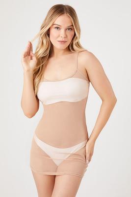 Women's Sheer Swim Cover-Up Dress in Nude, M/L - Yahoo Shopping